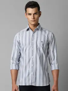 Louis Philippe Sport Men Slim Fit Opaque Striped Casual Shirt