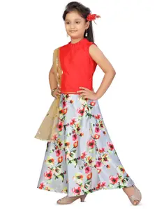 BAESD Girls Ready to Wear Lehenga & Blouse With Dupatta
