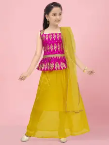 BAESD Girls Ready to Wear Lehenga & Blouse With Dupatta