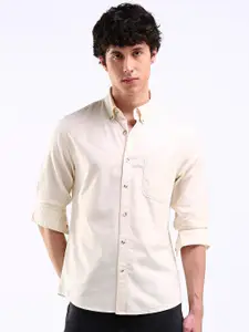 Flying Machine Men Slim Fit Opaque Casual Shirt