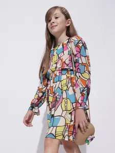 Vero Moda Print A-Line Dress