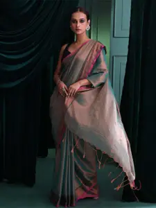 Indethnic Zari Jamdani Saree