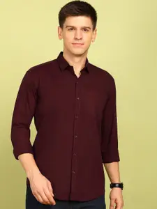 FUBAR Men Slim Fit Opaque Formal Shirt