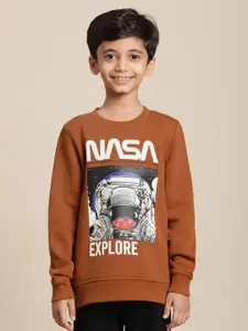 Kids Ville Boys NASA Printed Sweatshirt