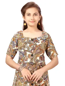 BAESD Print A-Line Dress