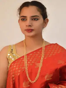 Niscka Brass Gold-Plated Necklace