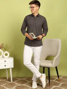 FUBAR Men Slim Fit Opaque Casual Shirt