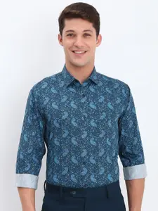 Allen Solly Men Slim Fit Opaque Printed Formal Shirt