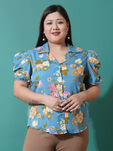 U&F Beyond Women Relaxed Floral Opaque Printed Casual Shirt