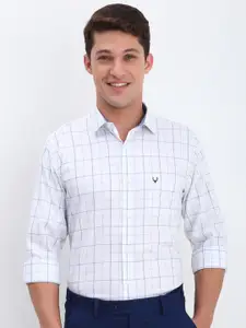 Allen Solly Men Slim Fit Opaque Checked Formal Shirt