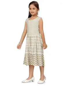 BAESD Print Fit & Flare Dress