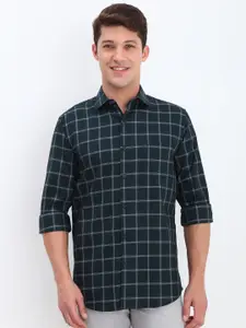 Allen Solly Men Slim Fit Windowpane Checks Opaque Checked Casual Shirt