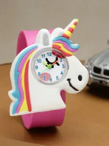 Stoln Girls Unicorn Shaped Dial Pink Analog Watch 18714-1-B-20010277