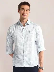 U.S. Polo Assn. Men Classic Opaque Printed Casual Shirt