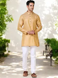TATTVA Men Thread Work Kaftan Kurta