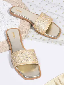 Anouk Women Embellished Open Toe Flats