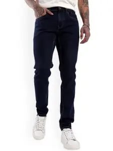WROGN Men Comfort Tapered Fit Mid-Rise Jeans