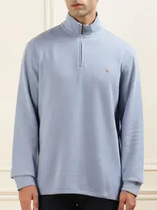 Polo Ralph Lauren Men Ribbed Quarter-Zip Sweater