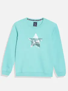 Allen Solly Junior Girls Printed Sweatshirt