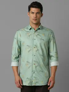 Louis Philippe Sport Men Classic Floral Opaque Printed Casual Shirt