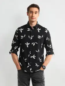 U.S. Polo Assn. Denim Co. Men Classic Slim Fit Opaque Printed Casual Shirt