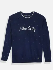 Allen Solly Junior Girls Embroidered Pullover with Embroidered Detail