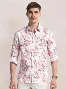 U.S. Polo Assn. Men Classic Floral Opaque Printed Casual Shirt