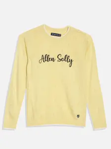 Allen Solly Junior Girls Embroidered Pullover with Embroidered Detail