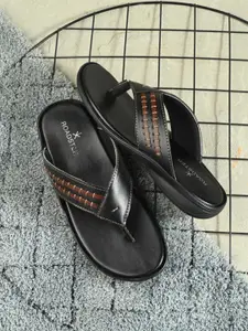 The Roadster Lifestyle Co Men Textured Comfortable Sandals