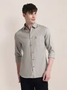 U.S. Polo Assn. Men Classic Slim Fit Opaque Casual Shirt