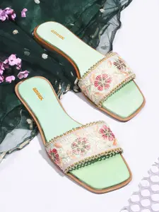 Anouk Women Embellished Open Toe Flats