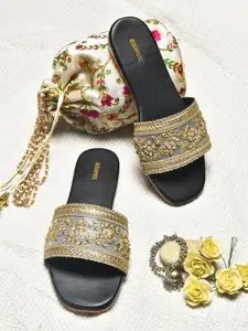 Anouk Women Embellished Open Toe Flats