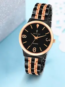 Imperious- The Royal Way Women Embellished Dial & Stainless Steel Bracelet Style Straps Analogue Chronograph Watch