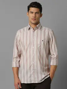 Louis Philippe Sport Men Slim Fit Opaque Striped Casual Shirt