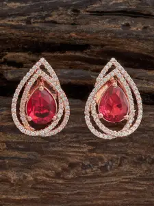 Kushal's Fashion Jewellery Embellished Bridal Dome Shaped Jhumkas Earrings