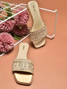 Anouk Women Embellished Open Toe Flats