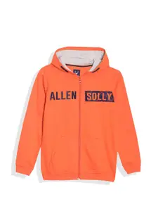 Allen Solly Junior Boys Printed Hooded Sweatshirt