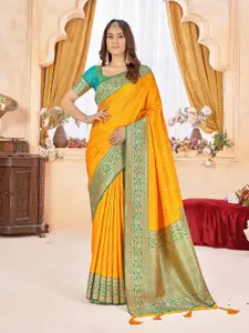 Mehrang Woven Design Zari Banarasi Saree