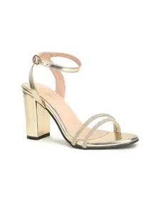 VALIOSAA Women Embellished Block Sandals