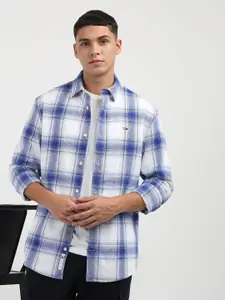 Tommy Hilfiger Men Tartan Checks Opaque Checked Casual Shirt