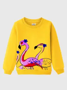 KUCHIPOO Girls Printed Sweatshirt