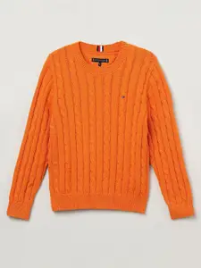 Tommy Hilfiger Boys Cable Knit Pullover