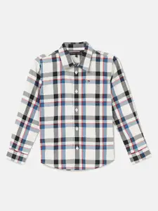 Tommy Hilfiger Boys Buffalo Checks Opaque Checked Casual Shirt