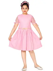 BAESD Fit & Flare Round Neck New Basics Dress