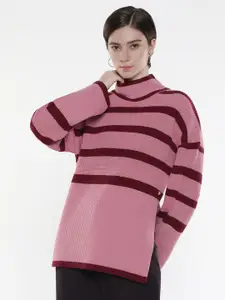 RAREISM Women Striped Pullover
