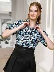 Popwings Women Standard Opaque Printed Casual Shirt