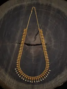 Kushal's Fashion Jewellery Gold-Plated Antique Artificial Beads Necklace