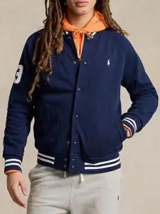 Polo Ralph Lauren Men Triple-Pony Fleece Baseball Jacket