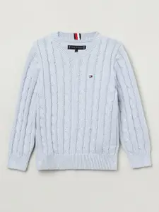 Tommy Hilfiger Boys Cable Knit Pullover