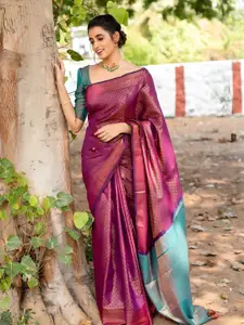 Anouk Woven Design Zari Kanjeevaram Saree